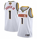 Men's Denver Nuggets #1 Michael Porter Jr. White 2023 Finals Association Edition Stitched Basketball Jersey